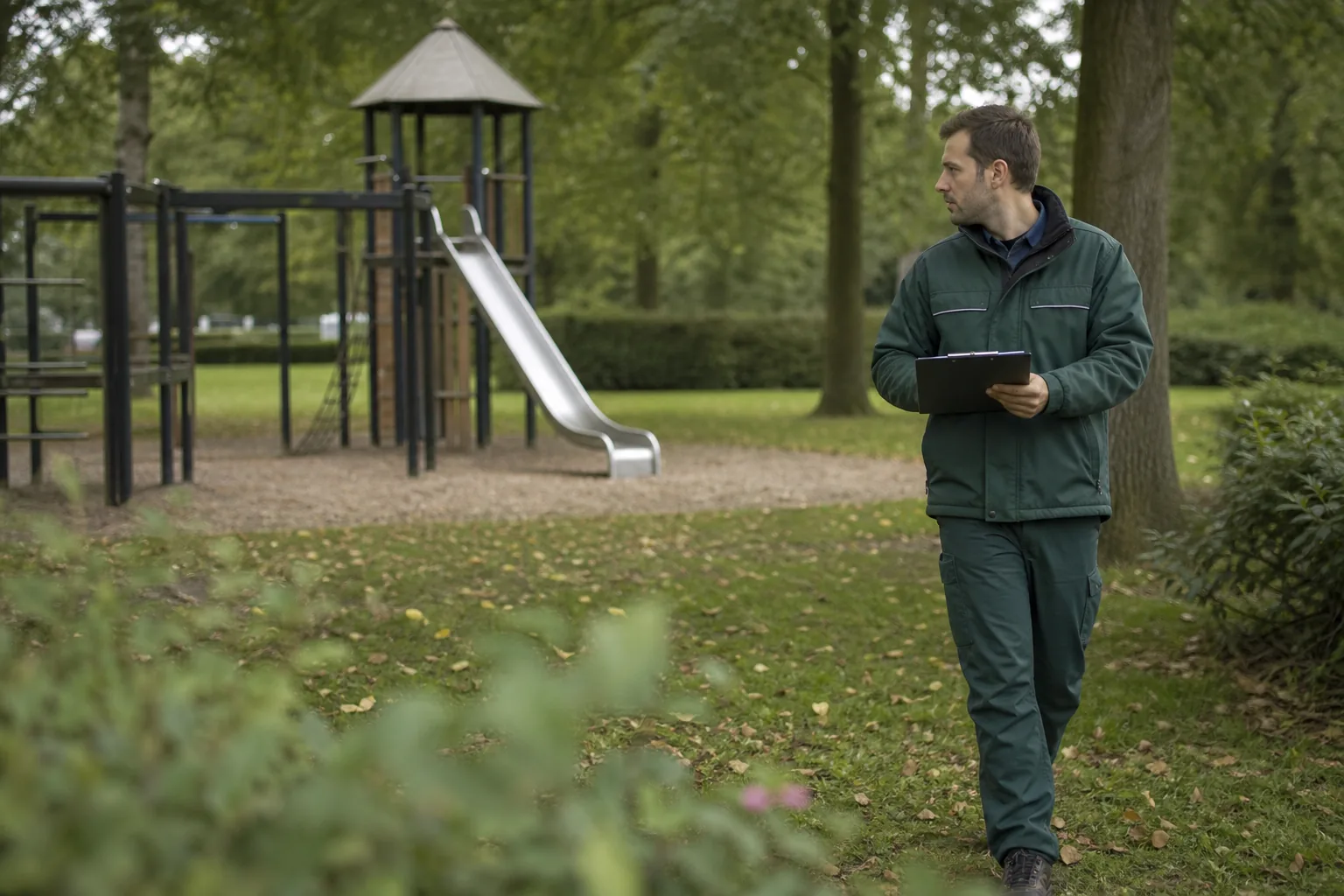 Groenwerk in de Nederlandse buitenruimte. Beeld bij het artikel: Waar moet u op letten tijdens de visuele ronde langs uw speeltoestellen?